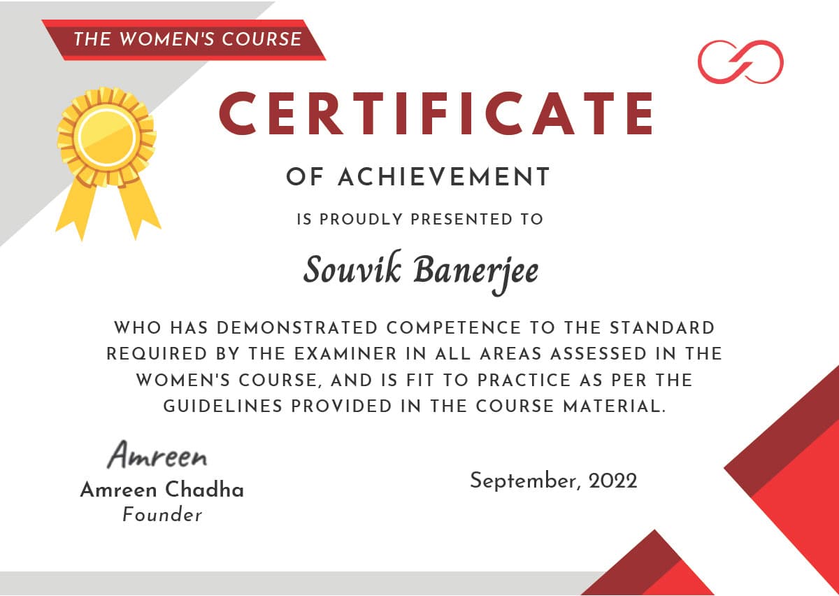 The Women's Course Certification
